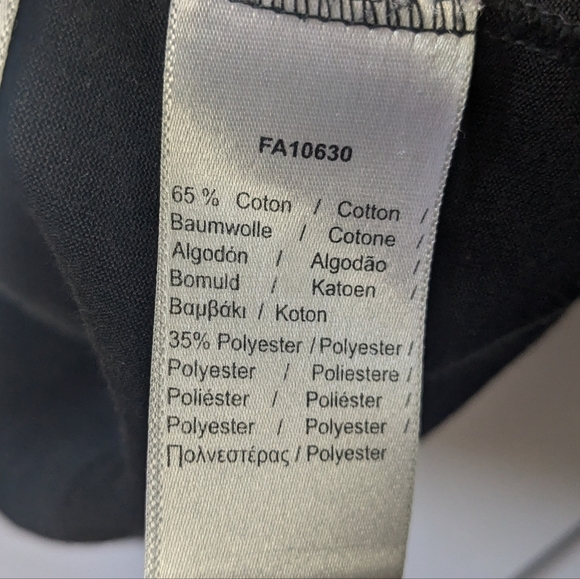 LACOSTE Sport Men Tee Shirt Black Size XL Front Logo Cotton/Polyester - Picture 5 of 10